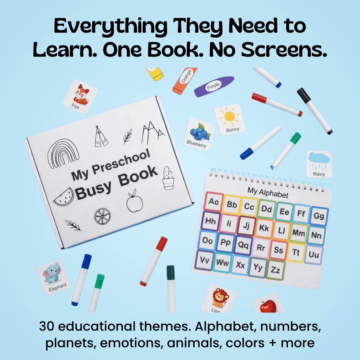Montessori Preschool Busy Book