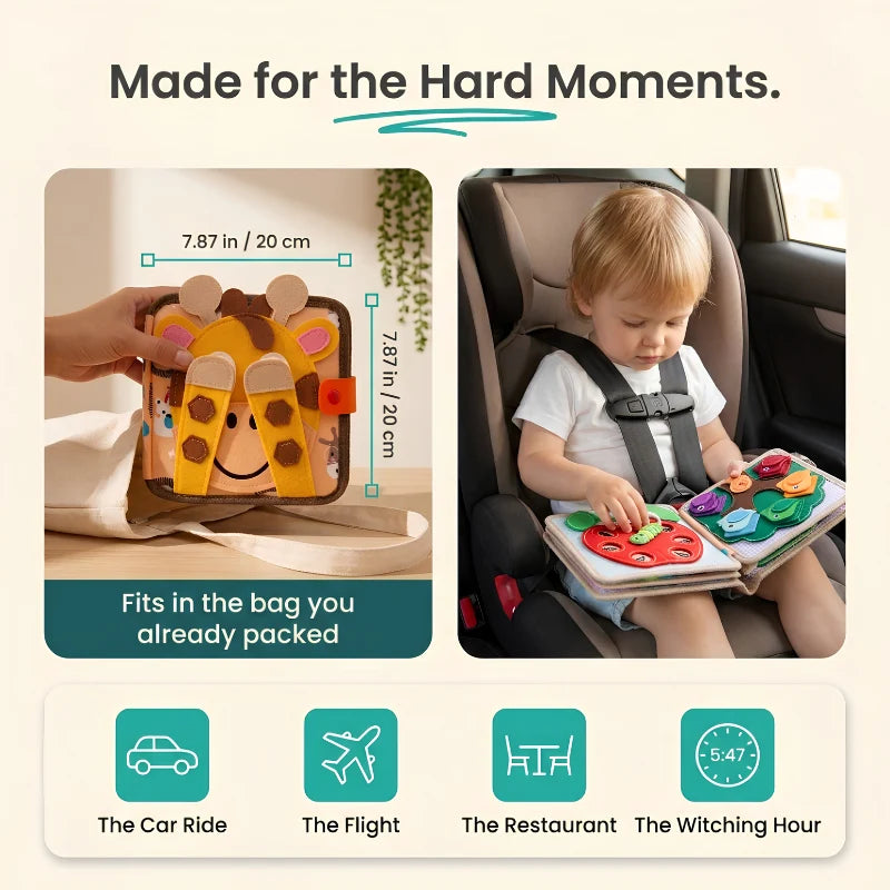 Solinil™ Giraffe Busy Book